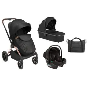 Kikka Boo Kolica Kara 3in1 set sa auto sedištem I-Prime I-size i tvrdom korpom Black