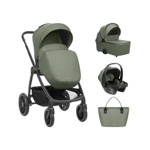 Kikka Boo Kolica Modena 3in1 set sa I-SIZE auto sedištem i tvrdom korpom Army Green