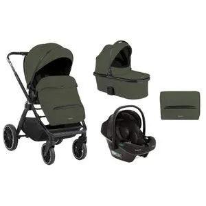 Kikka Boo Kolica Tiffany 3in1 set sa auto sedištem I-Prime I-size i tvrdom korpom Army Green