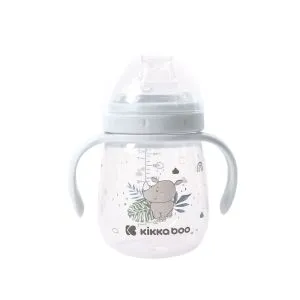 Kikka Boo Šolja sa silikonskim piskom Savanna 240ml Blue