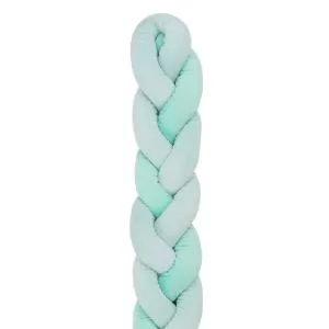 Kikka Boo Pletenica za krevetac trostruka 180 cm Mint
