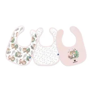 Kikka Boo Portikle od pamuka set 3 kom Savanna Pink