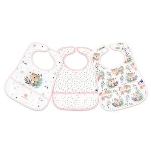 Kikka Boo Portikle sa odeljkom za mrvice set 3 kom Savanna Pink