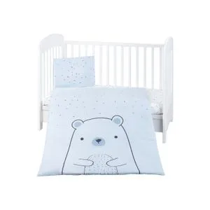 Kikka Boo Posteljina navlaka 3 pcs Bear with Me Blue