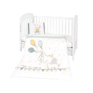 Kikka Boo Posteljina navlaka 3 pcs Elephant Time