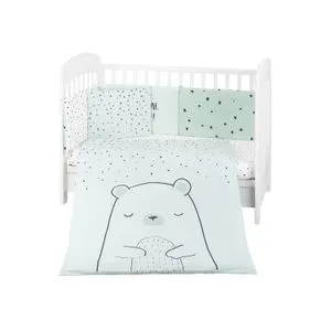 Kikka Boo Posteljina sa ogradicom 6 pcs 70/140 Bear with me Mint