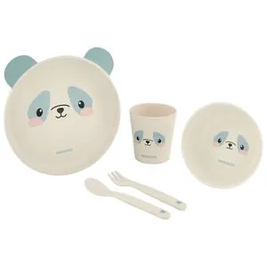 Kikka Boo Set posuđa od bambusa Panda Blue