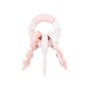 Kikka Boo Silikonska glodalica Keys ring Pink