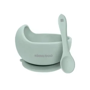Kikka Boo Silikonska činija sa kašičicom Yummy Mint