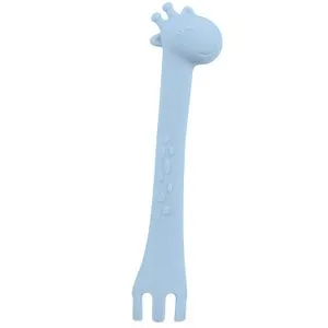 Kikka Boo Silikonska kašičica Giraffe Blue