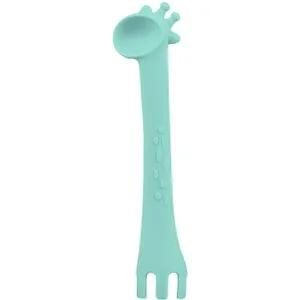 Kikka Boo Silikonska kašičica Giraffe Mint