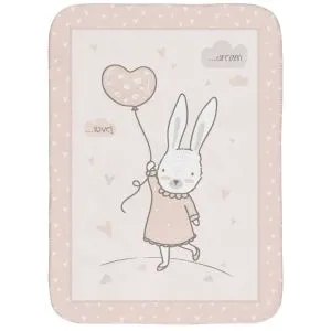Kikka Boo Super soft baby ćebence 80x110 Rabbits in Love