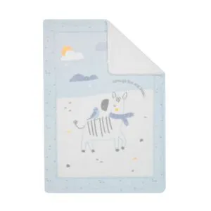 Kikka Boo Super soft sherpa baby ćebence 80x110 Stripy Friends