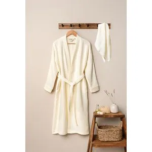 Kimono - Ecru Ecru Bathrobe Set