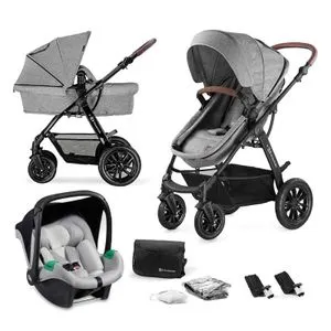 Kinderkraft Decija Kolica Moov 3U1 Mink Pro Grey Melange