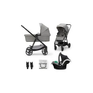 Kinderkraft Kolica Za Bebe Newly Set 3u1 Moonlight Grey