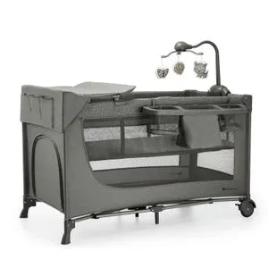 Kinderkraft Prenosivi Krevetac Joy 2 Dark Gray Sa Dodacima