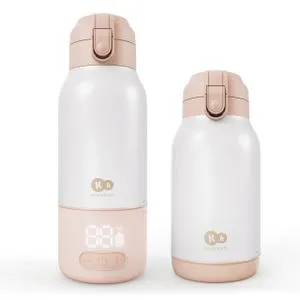 Kinderkraft termos i grejač za mleko 2u1 Gaja, bež, 500 ml