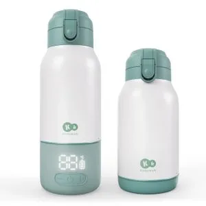 Kinderkraft termos i grejač za mleko 2u1 Gaja, zeleni, 500 ml