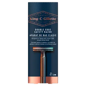 King C. Gillette Double Edge brijač + 5 dopuna