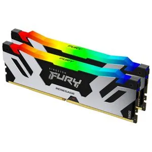 KINGSTON DIMM DDR5 32GB (2x16GB kit) 8000MT/s KF580C38RSAK2-32 FURY Renegade Silver RGB XMP