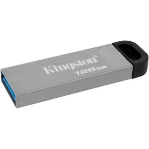 Kingston DTKN/128GB 128GB USB Flash Drive, USB 3.2 Gen.1, DataTraveler Kyson, Read up to 200MB/s,...