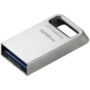 Kingston DTMC3G2/128GB 128GB USB Flash Drive, USB 3.2 Gen.1, DataTraveler Micro, Read up to 200MB/s