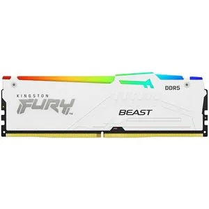 Kingston KF552C36BWEA-16 DDR5 16GB 5200MHz CL36 DIMM [FURY Beast] White RGB EXPO