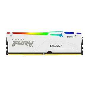 Kingston KF552C36BWEAK2-32 DDR5 32GB (2x16GB) 5200MHz CL36 DIMM [FURY Beast] White RGB EXPO