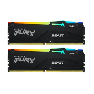 Kingston KF556C36BBEAK2-32 DDR5 32GB (2x16GB) 5600MHz [FURY BEAST RGB], Non-ECC UDIMM, CL36 1.25V...