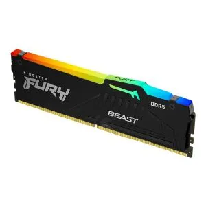 Kingston KF556C40BBA-32 DDR5 32GB 5600MHz [FURY BEAST RGB], Non-ECC UDIMM, CL40 1.25V, 288-Pin 2R...