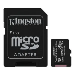KINGSTON Memorijska kartica A1 MicroSDXC 512GB 100R class 10 SDCS2/512GB + adapter