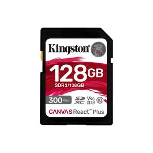 Kingston SDR2/128GB 128GB, SDXC, Canvas React Plus, Professional, Class 10 UHS-II U3 V90, Up to 3...