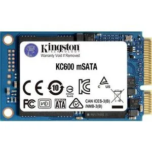 Kingston SKC600MS/256G mSATA 256GB, SATA III, KC600, 3D TLC NAND, Read up to 550MB/s, Write up to...