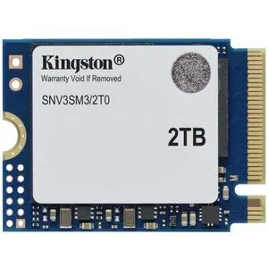 Kingston SNV3SM3/2T0 M.2 NVMe 2TB, 2230, PCIe Gen 4x4, NV3, Read up to 6,000 MB/s, Write up to 5,...