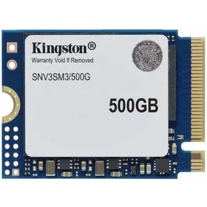 Kingston SNV3SM3/500G M.2 NVMe 500GB, 2230, PCIe Gen 4x4, NV3, Read up to 5,000 MB/s, Write up to...