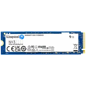 Kingston SSD 1TB NV3 M.2 2280 PCIe 4.0 NVMe SSD