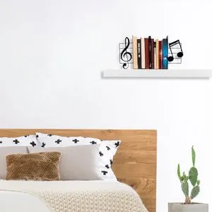 Kitap tutucu 18 - Black Black Metal Bookend