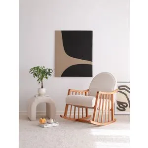 Klea - White White Wing Chair