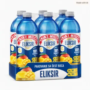 Knjaz Miloš Eliksir mango i aloe vera vitaminski napitak 0,7 l, pakovanje 6 kom