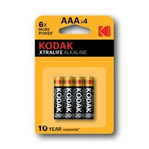 KODAK Alkalne baterije EXTRALIFE AAA/4kom