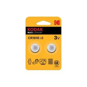 Kodak MAX lithium baterija CR1616, 2 kom