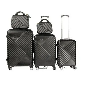 Koferi Kick Enjoy Set 1/5 Marbella Black 9015-3