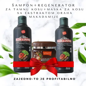 KOKLIANG Veliki Tajlandski set za tamnu kosu, 3 komada
