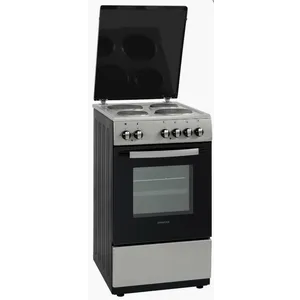 Končar ST 5040 .IR1 Električni šporet sa 4 ringle, Ventilatorska rerna, širina 50 cm, Inox