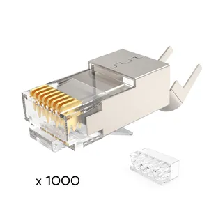 Konektor RJ45 metal CAT 7 1000 kom (plastic normal)