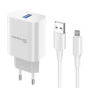 KONFULON Kućni punjač C87+USB Mikro Px22 brzi 5V/3A