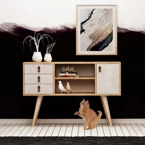 Konzola İndira Oak White