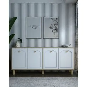 Konzola Simple KX180 Bohem - Sedefasti hrast, beli sedefasti hrast