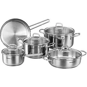 Korkmaz Set Perla 9pcs Inox (A1609)